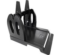 Porte-étiquette pour imprimante d'étiquettes thermiques de bureau 2 en 1 Rouleaux et pliage en éventail Étiquettes d'expédition Distributeur d'autocollants détachable pour livraison Supermarché Magasi