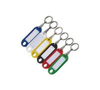 Porte-étiquette rouge avec anneau boîte de 100 - - 7140/10R