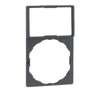 Porte-étiquette Schneider Electric ZBY6101 avec étiquette (L x l) 50 mm x 30 mm sans inscription noir, rouge 1 pc(s)