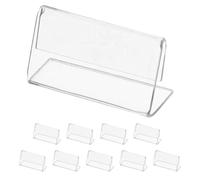 Porte-étiquette - Support en acrylique 2 pouces | Panneau d'affichage en acrylique - Porte-cartes transparent et pour bureaux, magasins, centres commerciaux, étiquettes de prix, cartes nominat
