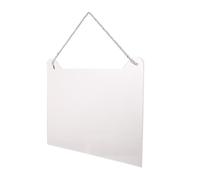 Porte-étiquette Trous Prix Acrylique avec A4 Suspendu | Acrylique Transparent, Format A4 297x210mm, Fente 2mm, pour Magasins de Vêtements et Rayons
