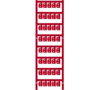 Porte-étiquette Weidmüller SFC 0/12 NEUTRAL RT 1813150000 Surface de marquage: 4.10 x 12 mm rouge 200 pc(s)