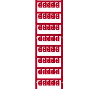 Porte-étiquette Weidmüller SFC 0/12 NEUTRAL RT 1813150000 Surface d'étiquetage: 4.10 x 12 mm rouge 200 pc(s)