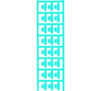Porte-étiquette Weidmüller SFC 2/21 NEUTRAL BL 1805770000 Surface de marquage: 5.80 x 21 mm bleu 120 pc(s)