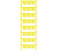 Porte-étiquette Weidmüller SFC 2.5/12 MC NE GE 1062010000 Surface de marquage: 5.80 x 12 mm jaune 120 pc(s)