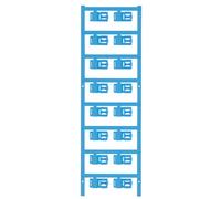 Porte-étiquette Weidmüller SFC 3/12 MC NE BL 1025250000 Surface d'étiquetage: 5 x 12 mm bleu 80 pc(s)