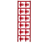 Porte-étiquette Weidmüller SFC 3/30 MC NE RT 1025330000 Surface de marquage: 5 x 30 mm rouge 60 pc(s)