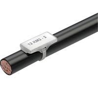 Porte-étiquette Weidmüller WKM 18/43 1610700000-50 Surface de marquage: 18 x 43 mm transparent 50 pc(s)