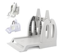 Porte-étiquettes compatible avec les imprimantes d'étiquettes Munbyn, Phomemo, Rollo, Asprink, Idprt, Polono, Itari - Porte-étiquettes thermique 2 en 1 pour rouleaux et étiquettes continues