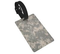 Porte-étiquettes de bagage personnalisées en PVC, étiquettes de bagage camouflage numérique pour valises, sacs à dos, essentiels de voyage, identificateur anti-perte