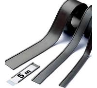 Porte-étiquettes magnétique profil en C pour étiquettes 5 m avec film de protection - Idéal pour le marquage et l'étiquetage mobiles, profil en C : largeur 10 mm - Longueur 5 m