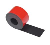 Porte-Étiquettes Magnétiques Étiquettes Effaçables À Sec L 3m/L 9.8ft Réutilisables Et Découpables pour Salle De Classe, Maison, Bureau, Garage, Réfrigérateur-Red||3 pcs