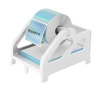 Porte-Étiquettes Thermique 2-En-1 Munbyn, Compatible Avec Les Etiquette Thermique 4x6",Étiquettes,Rouleau Etiquettes Autocollantes,Petites Étiquettes Continues, Compatible Avec Phomemo Itari, Blanc