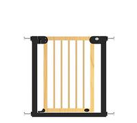 Porte Extensible de Porte de Sécurité En Bois, Porte D'Animal de Compagnie D'Opération D'Une Seule Main de Fermeture Automatique Extra Large/132-139Cm