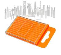 Porte- extensible et portable pour petites pièces - Mallette d' - Pour garage, atelier, projets de bricolage, outils, tarauds, petites pièces