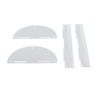 Porte-extension de cheveux Organisateur de support réutilisable détachable facile à utiliser Casque d'affichage pour les perruques de coiffage lavage des salons de coiffure (Transparent)