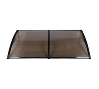 Porte Extérieure Cauvre Ombre de à Travers Le Vent, Couvercle Auvent de Fenêtre Robuste, adapté à la Terrasse du Jardin, Marron (200 cm / 78,74 Pouces)