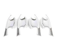 Porte Extérieure Voiture Poignées Pour Kia K3 2019-2024 Sans Trou 1 Poignée De Porte Extérieure Intelligente Cadre Décoratif Protection Carrosserie Anti-rayures Accessoires(Blade Door Bowl Plating)