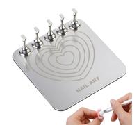 Porte-Faux Ongles Outil De Pratique Manucure Magnétique Stable Et