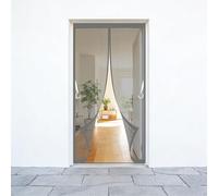 Porte Fenetre Aimantée 270 x 210 cm Maille Ultra Fine Fermeture Automatique Sans Perçage Bandes Magnétiques Moustiquaire Porte Fenetre Magnétique pour de Balcon, Gris