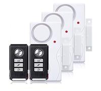 Porte fenêtre entrée sécurité ABS télécommande sans Fil Alarme antivol capteur magnétique système d'alerte de Porte Kit de Protection à Domicile(D)