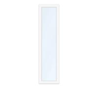 Porte-fenêtre hauteur 200 cm, pvc, aluplast IDEAL 4000, blanc, 1 vantail, vitrage fixe, 510 x 2000 mm, configuration personnalisée