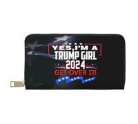 Porte-Feuille en Cuire 2024 Oui Je suis Un Coin Purse Wallet Longue Fille Pochette Vintage Porte Monnaie Femme pour Fille, Meilleur Cadeau, Prof