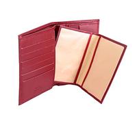Porte Feuille + Partie Amovible Katana Mixte en Cuir réf 553015 Grande Taille (3 Couleurs Disponible) (Rouge)
