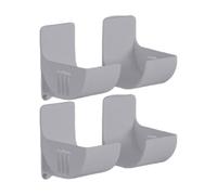 Porte-feuille pour portes d'armoire - 4 supports adhésifs pour feuilles latérales d'armoire | Distributeur mural de film de cuisine | Organiseur latéral pour réfrigérateur | Organiseur de paroi