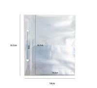 Porte-Fichiers Transparent",Classeur De Documents Bricolage,Stockage De Photos,S De Recharge,Fournitures De Bureau,Cahier À 3/6 Trous,Cuir Chevelu At,A5,Horizon,A7,"10 Pièc - Type Transparent 2hole-1