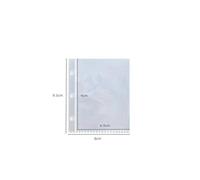 Porte-Fichiers Transparent",Classeur De Documents Bricolage,Stockage De Photos,S De Recharge,Fournitures De Bureau,Cahier À 3/6 Trous,Cuir Chevelu At,A5,Horizon,A7,"10 Pièces - Type Transparent 3hole