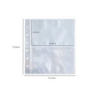 Porte-Fichiers Transparent",Classeur De Documents Bricolage,Stockage De Photos,S De Recharge,Fournitures De Bureau,Cahier À 3/6 Trous,Cuir Chevelu At,A5,Horizon,A7,"10 Pièces - Type A7-2