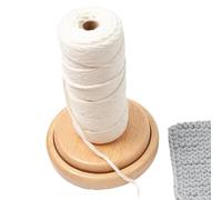 Porte-fil à tricoter - Mécanisme de rotation avancé en métal - Axe de rotation robuste pour bigoudis de fil, tissage lisse et crochet, accessoire de broderie pratique, tricoteur et bricoleur