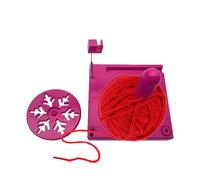 Porte-fil à tricoter - Support de bobine portable en ABS de 18 cm - Design d'organisation de bricolage avec rotation stable - Support de bobine de fil pour accessoires de crochet, rangement, tricot et