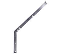 Porte Fil de fer barbelé - Non spécifié - Incliné - Acier galvanisé - 570mm x 280mm - Couleur gris