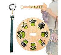 Porte-fil de poignet - Mini distributeur portable | Aide à prévenir les enchevêtrements et les mauvais alignements, alimentation fluide pour projets de tricot et crochet, idéal pour les voyages, les