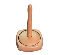 Porte-fil - Dérouleur de laine, support portable pour boules de laine | Distributeur d'accessoires de crochet, support de rangement de fil de bobine antidérapant en bois pour crochet et accessoires de