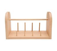Porte-fil en bois 9 dles, fil pour crochet, tricot, couture, bois de hêtre robuste avec h, porte-fil d'assemblage pour artisanat organisé