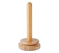 Porte-fil en bois avec mécanisme de tourbillonnement - Support pour bobine de fil en bois