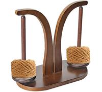Porte Fil en Bois, dérouleur de Laine, Support de Boule de Laine magnétique, Rotation magnétique Porte-Boule de Laine (Vintage)