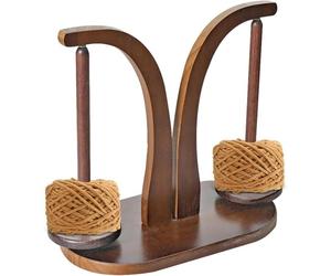 Porte Fil en Bois, dérouleur de Laine, Support de Boule de Laine magnétique, Rotation magnétique Porte-Boule de Laine (Vintage)