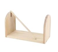 Porte-fil en bois - Organisateur de rangement de ruban horizontal en bois | Distributeur de fil à crochet | Support de bobine lisse pour les amateurs, les artistes, la maison, l'atelier, la salle d'ar