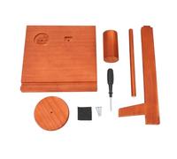 PORTE-FIL EN BOIS POUR CROCHET ET TRICOT DESIGN STABLE AVEC SUPPORT DE TÉLÉPHONE INTÉGRÉ (Couleur vintage)