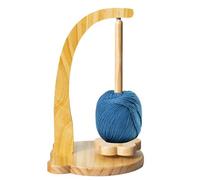 Porte-fil en bois pour crochet, support magnétique pour pelotes de fil - Support magnétique rotatif pour la maison - Support de pelote de fil léger avec une capacité de charge de 320 g pour crochet