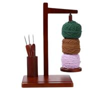 Porte-fil magnétique, support de bobine de fil - Grand porte-fil pour tricot - Distributeur de broche de fil antidérapant - Support magnétique pour les amateurs de crochet et de tricot - Fait à la