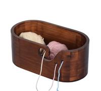 Porte-fil pour crochet - Bol à fil | Porte-laine | Bol lisse au crochet avec design de boucle | Supports pour laine lors du tricot | Distributeur de porte de fil dans le bol