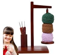 Porte-fil pour crochet - Grand porte-fil pour tricot - Distributeur de broche de fil antidérapant - Support magnétique pour les amateurs de crochet et de tricot - Artisanat fait à la main