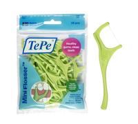 TePe Porte-fil Mini Flosser préchargés – pour espaces interdentaires étroits – 36 unités