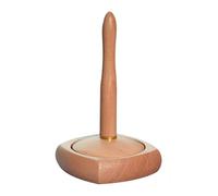 Porte-fils De Crochet En Bois, Conception Portable Et Légère, 11x11x19cm, Crochet De Broche À Balle De Sténose, Tricot De L'organisateur À Cordon En Bois, Utilisation Polyvalente, Pour Un Enroulement