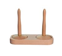 Porte-fils De Crochet En Bois, Conception Portable Et Légère, 11x11x19cm, Crochet De Broche À Balle De Sténose, Tricot De L'organisateur À Cordon En Bois, Utilisation Polyvalente, Pour Un Enroulement